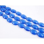 Zdjęcie - Szklane owale capri blue 18mmx14mm
